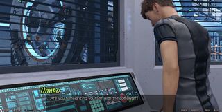 Stranded in Space - Holding Hands with Asian Scientist MILF