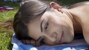 Pert young lesbian orgasms outdoors - Lesbea