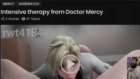 Mercy Heals Your Hard Cock, Thicc Tracer Backshots, Bald Pussy Ciri Ride