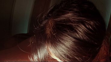 Asian babe gets a creampie after giving rimjob