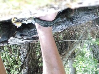 sex and pissing in a forrest