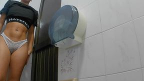 Camera Records Nurses Pissing in Public Bathroom