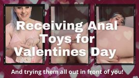 Trying Out My New Anal Toys In Front Of You