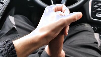 Watch Jomilove stroke his own cock and finger his foreskin until he's cumming hard!