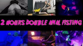 2 hour + Homemade Double Anal Fisting Compilation Maz Morbid #fisting #pegging #femdom @mazmorbidfetish