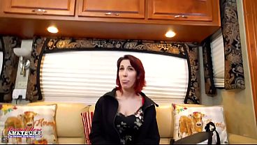 Curvy Redhead Scarlett Foxx Sloppy Deepthroat Gagging Intense Pound!