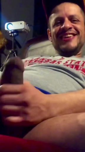 Compilation of nasty talks Spanish speaking badly while playing with a big fat brown Latin cock   Clip 1