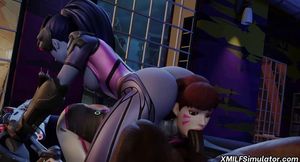 Overwatch Dva Love Comp 18