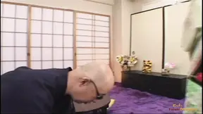 Two guys get to bang Sayuni and Sakun in a foursome