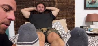 MaleFeetXXX. - Clay T's relief as his hunky fri