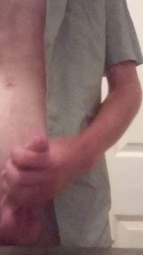 Powerful moment from "Catholic boy flashes cock in bathroom"