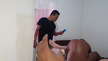 Corno da sua mulher novinha ao pirocudo da academia