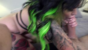 busty tatted babe xwife karen gets dicked down till facial