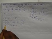 Solve this math and find the value (quadratic equation) episode no 9