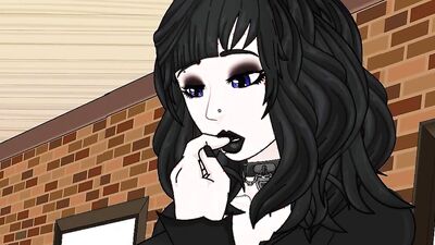 Check out this goth porno featuring steamy hentai action