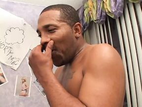 Black guy fucks a hot blond with perfect body and creams her face
