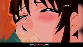 College Waifu Saki Izumi Gets Toyed Up In Naughty Anime Session
