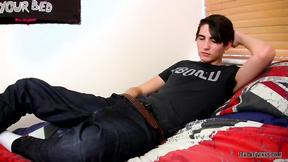 ”TeachTwinks: Twink Kyle Dickson Strokes His Own Throbbing Big Uncut Prick”