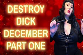 DESTROY DICK DECEMBER PART ONE
