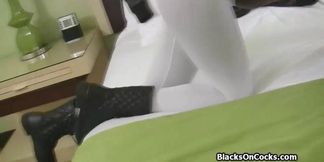 Fucking cute black teen amateur on casting porn