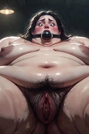 Virgin SSBBW with Hairy Pussy in Bondage - Scared but Desperate for First Cock