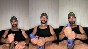 testando o brinquedinho novo