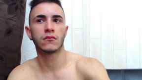 A Beautifull Latin Men Jerk Off and Cum