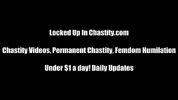 Locked in chastity by Mistress Asia