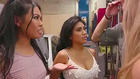 Kat Dior And Cindy Starfall In Wild Trio With Nasty Vietnamese