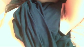 Can you guess what she is doing now? Japanese amateur with hairy armpits [homemade].