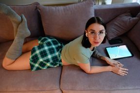 My gorgeous nerdy girlfriend Kleo Kain