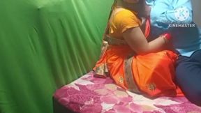 Village housewife with stepbrother in the afternoon