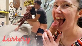 Raw Garage Sex Frenzy - Desperate Sluts Go Wild