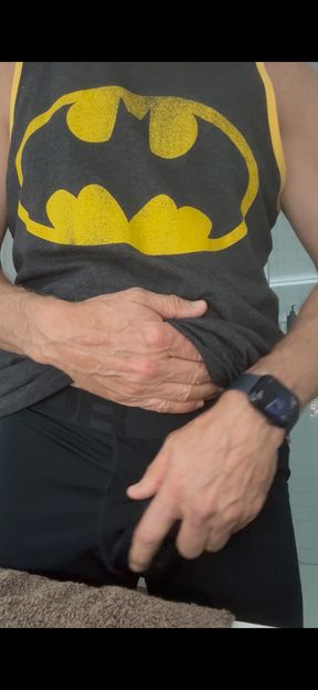 58 year old gets some stress relief jerking off older man solo