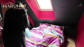 trio cuckold au reveil : je reveille mon amant, il me demonte la chatte et fait gicler mon mari cocu rapidement