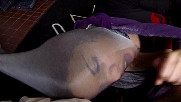 Nylonxtreme - update #39 - Multilayers nylon encasement blowjob