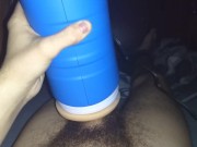 Skinny Cums Hard Using Autoblow 2