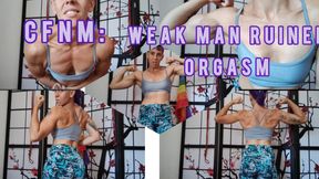CFNM: Weak Man ruined orgasm