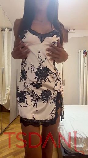 Trying on an Outfit I Bought to Please My Loved Ones.