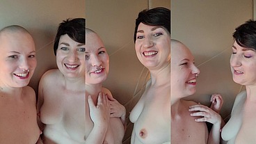 With pandorablake after a really very enjoyable spanking shoot ? Doesn't my butt look pretty like this!? ?