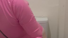 Smoking and riding in two different PVC suits