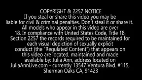 Julia Ann Bathroom JOI