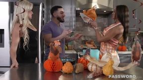 Armani Black and stepson Peter Green get filthy with a big cock