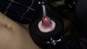 Very Hard Masturbates Big Cock Car for Auto Fucking