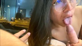 Asian tranny makes her partner happy