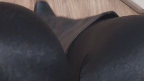 Amazon Goddess Destiny Black Leather Boot Worship POV