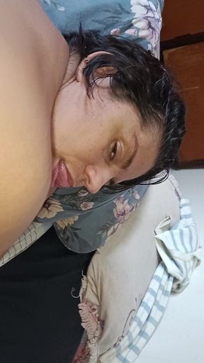 I came in the naughty girl's pussy