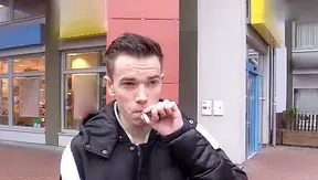 Skinny Hottie Gets Fucked Hard and Takes Facial - XXX Gay