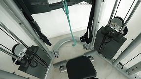 Beautiful personal trainer Diana Rider will show the correct technique of sex training in the gym