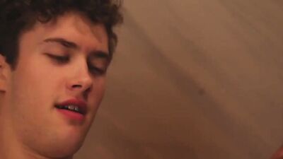 Handsome twink rimmed by his black boyfriend and rammed rough